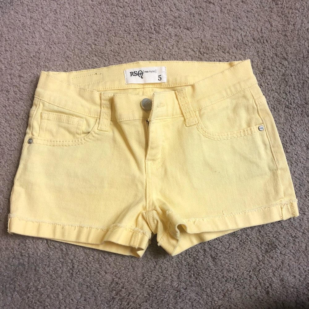 3 for $13 mix & match!! Yellow shorts